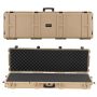 Hard rifle case 1320 mm, IP67 resistant, khaki, wheels