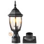Outdoor garden path light, 400 mm, waterproof and lightning-proof, with glass cover