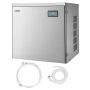 Commercial stainless steel ice maker head, 204 kg/day