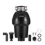 Food waste disposer 1.25 HP, 4060 rpm, EZ connect
