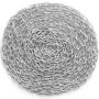 Galvanized carbon steel coil chain 1/4" x 100 ft, 1540 lbs safety