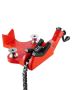 Heavy duty chain pipe clamps, 1/2"-8", cast iron base