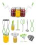 Canning tool set, 9 pieces, stainless steel