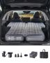 Car inflatable mattress, oxford fabric, grey, with air pump