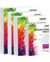 Set of 32 white painting canvases 5x7–11x14 cm