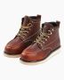 Men's work boots, steel toe, brown, size UK 8.5, waterproof, non-slip, EVA sole