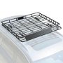 Universal car roof cargo basket, 43x50x4.1 cm, stainless steel, 150 lbs