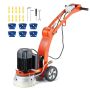 Concrete Floor Grinder 10 Inch, 3 HP, Adjustable Polisher