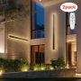 Outdoor wall lights 2 pcs., IP65, stainless, dimmable, 1200 mm