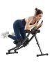 AB Folding Abdominal Press Machine for Home, 440 Pound Capacity