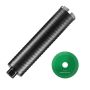 Diamond core bit 6.3 cm for concrete and brick, internal thread 1.6-11