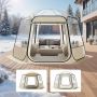 Pop-up bubble tent, 3.36x3.05 m, outdoor dome shelter, 8-10 people