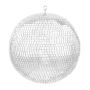 Large 20 inch mirror disco ball with hanging ring, party decoration