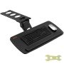 Adjustable under-desk keyboard tray, 25x9.8 inches