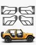 Трубчатые двери, закаленная сталь, для Jeep Wrangler JK, 4-дверный, 2007-2018 гг.