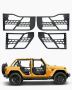 Трубчатые двери для Jeep Wrangler JK, 4 двери, закаленная сталь, 2007-2018 гг.