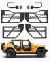 Трубчатые двери Jeep, 4-дверный, с зеркалами, сертифицированными DOT, для Wrangler JL 2018-2024 годов выпуска и Gladiator JT 2020-2024 годов выпуска.