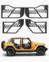 Трубчатые двери для Jeep, 4-дверный, в охотничьем стиле, подходят для Wrangler JL и Gladiator JT (2018-2024).