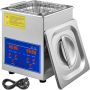 Ultrasonic 2L stainless steel cleaner with heater and timer