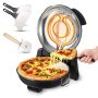 Electric pizza oven with cordierite stone, 304.8 mm, 1200 W, black