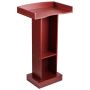 Wooden podium stand 1040 mm with shelf and edge limiter