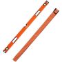Magnetic torpedo aluminum spirit level, 48 inches, 45/90/180°, impact resistant