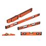 Magnetic aluminum torpedo spirit level, 121.9 cm, bubble, shockproof