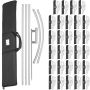 Promotional flagpole set, 16 feet, 6 pcs. with ground spikes