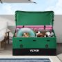 Outdoor storage box, terrace, 567.8 L, waterproof PE tarpaulin