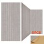 5 acoustic soundproof foam panels, 47.2x23.6x0.4 cm, self-adhesive