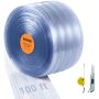 Transparent PVC strip curtain, 100x12 cm, plastic