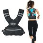 Adjustable weight vest 11-20 lbs with reflective tape and 6 ironsand weights
