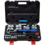Hydraulic pipe expansion tool set 32 ​​pcs., 3/16"-1/2"