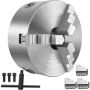 6 inch 3 jaw lathe chuck, hardened steel