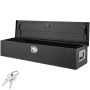 Sturdy aluminum tool box for pickup truck, 121.9x38.1x38.1 cm