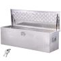 Aluminum tool box for truck body 49"x15"x15" silver