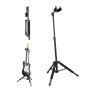 Tripod folding guitar stand, adjustable 900-1200 mm