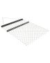 Chain drag harrow 4x5 feet, Q235 steel, black color, tractor attachment for landscaping