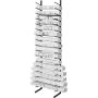 Hanging drawing storage shelf, 16 tiers, vertical