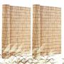 Natural Reed Fence, 4 x 16.4 ft, 2 pcs, Balcony and Garden Partition