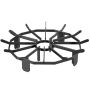 Firewood grill 27", steel, powder coated, with support legs