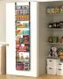 Sturdy Steel 9-Tier Hanging Pantry Organizer Black