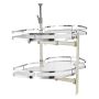 Right-Hand Corner Cabinet with Pull-Out Organizer, 36-Inch