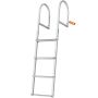 Dock Removable Aluminum Step Ladder, 4 Steps, 500 Pound Capacity