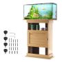Aquarium stand 20 gallons, MDF, lime color, with cabinet and storage box
