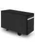 Grill cover 59 inches, waterproof, durable 600D polyester, black