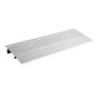 Aluminum Adjustable Door Threshold Ramp for Wheelchairs, 2" Height, 800 lbs Load Capacity