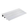 Aluminum adjustable door threshold ramp for wheelchairs, 7.5 cm high, 327 kg load capacity