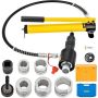 Hydraulic pipe expander 4.1-10.8 cm with dies for automotive repair