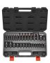 31-piece torx and external torx bit set, S2 and cr-v steel, 1/4-1/2 inch, with storage case